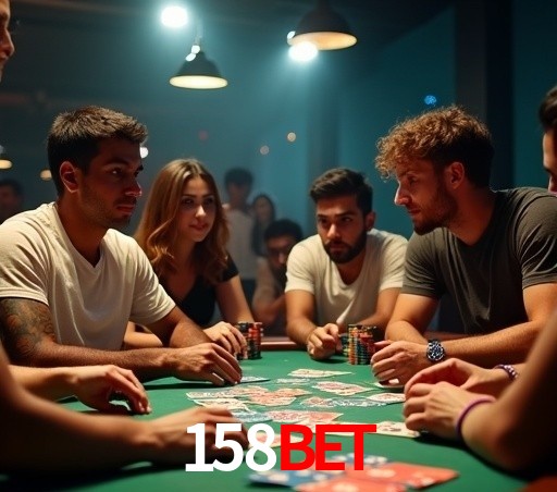 Interface moderna da plataforma 158bet